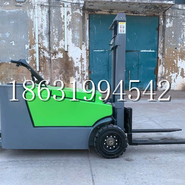 汶上县小型电动叉车1吨2吨步行站驾式电瓶堆高充电装卸车液压升降车铲车