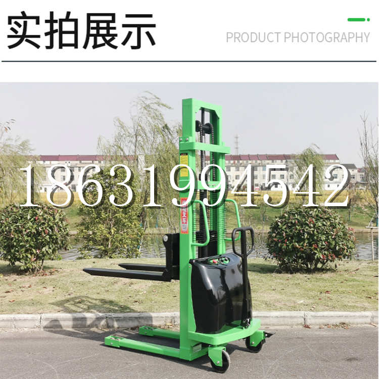 汶上县电动叉车堆高车液压铲车电瓶1吨2吨站驾步行式小型全自动叉车